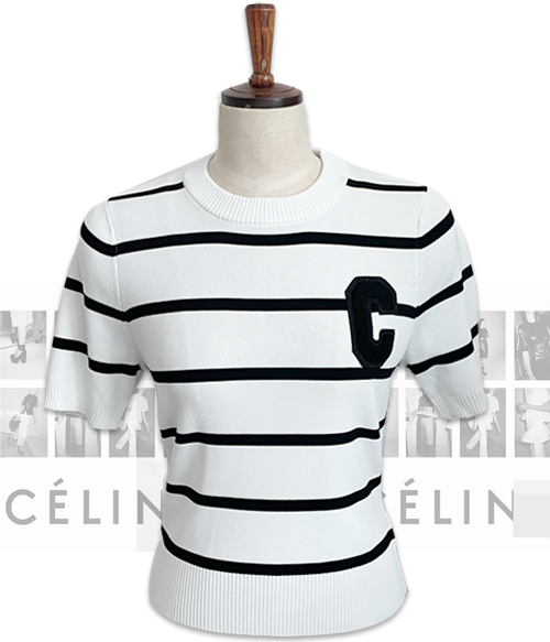 CELIN* stripe knit top ; 가볍고 포슬한 썸머니트~신축성도 좋아서 너무 편해요^^