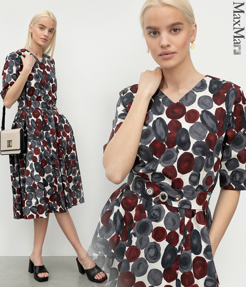 &#039;S MAX MAR*(or) pattern dress; 90만원대 셀링/ 너무 착한가격으로 만나보셔요!!